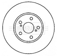 BORG & BECK Тормозной диск BBD4329